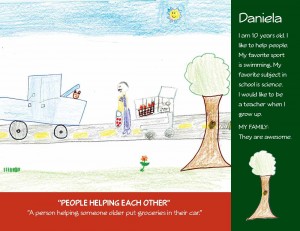 Daniela, age 10, is featured in November